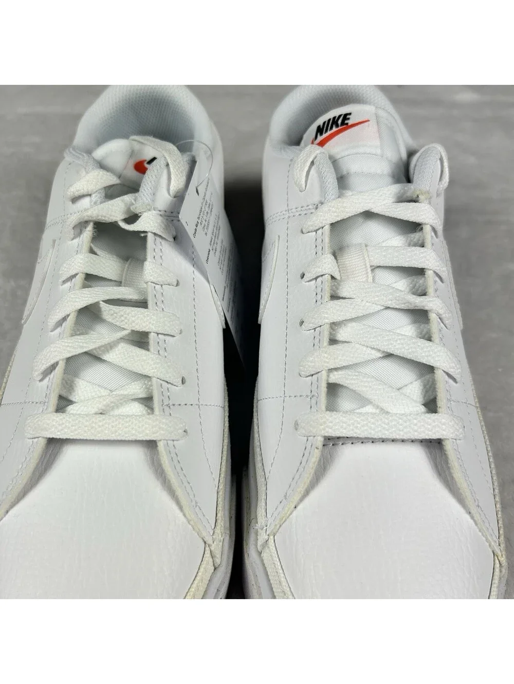 Nike Court Legacy NN White Black Men Unisex Casual Lifestyle Size 8 Shoes